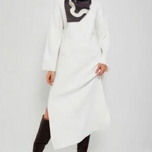 NWT Pomander Place Winter White Vivianne Maxi Sweater Dress